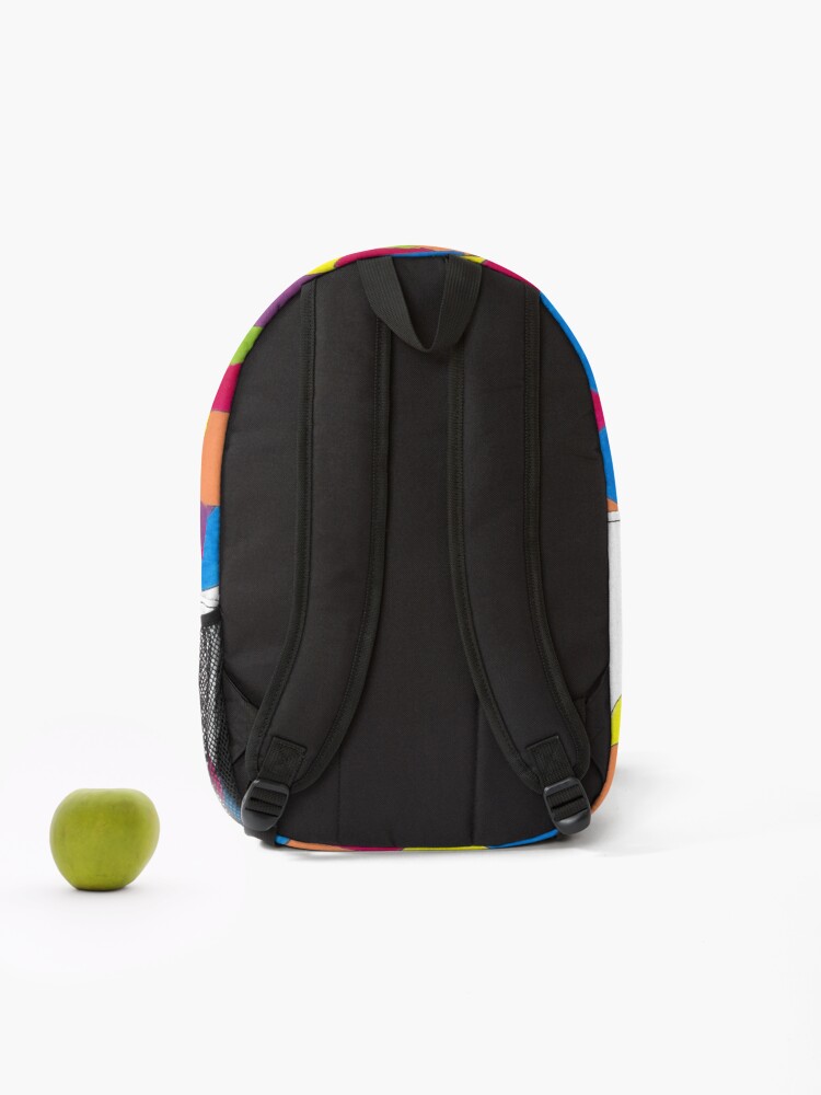 Thumbnail 2 of 3, Backpack, Rainbow Pangolin designed and sold by RVHudson.