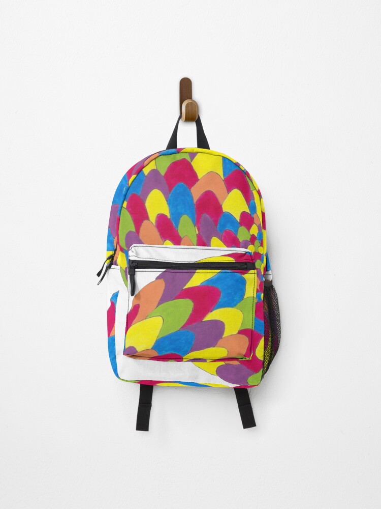 Thumbnail 1 of 3, Backpack, Rainbow Pangolin designed and sold by RVHudson.