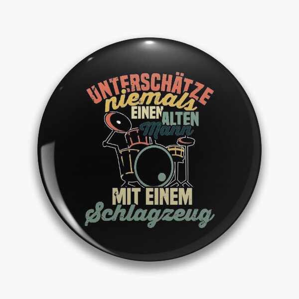 Item preview, Never underestimate an old man with drums designed and sold by noahs-shop.