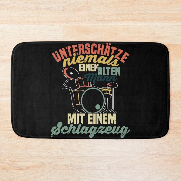 Item preview, Never underestimate an old man with drums designed and sold by noahs-shop.