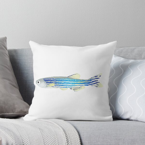 Item preview, zebrafish cartoon designed and sold by lesliecorkery.