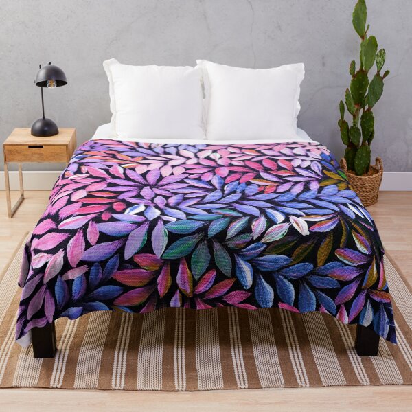 Item preview, Australian Aboriginal Art Pink and Purple designed and sold by GhostGumDesigns.