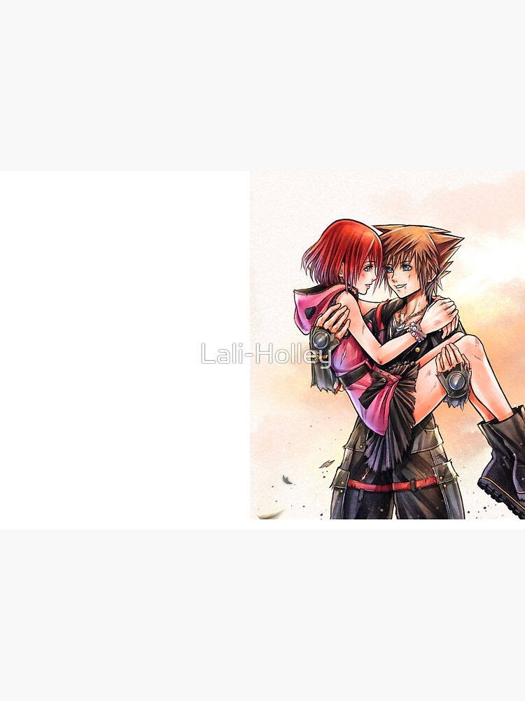 Sora and Kairi Kingdom Hearts 2 Hardcover Journal by Lali-Holley