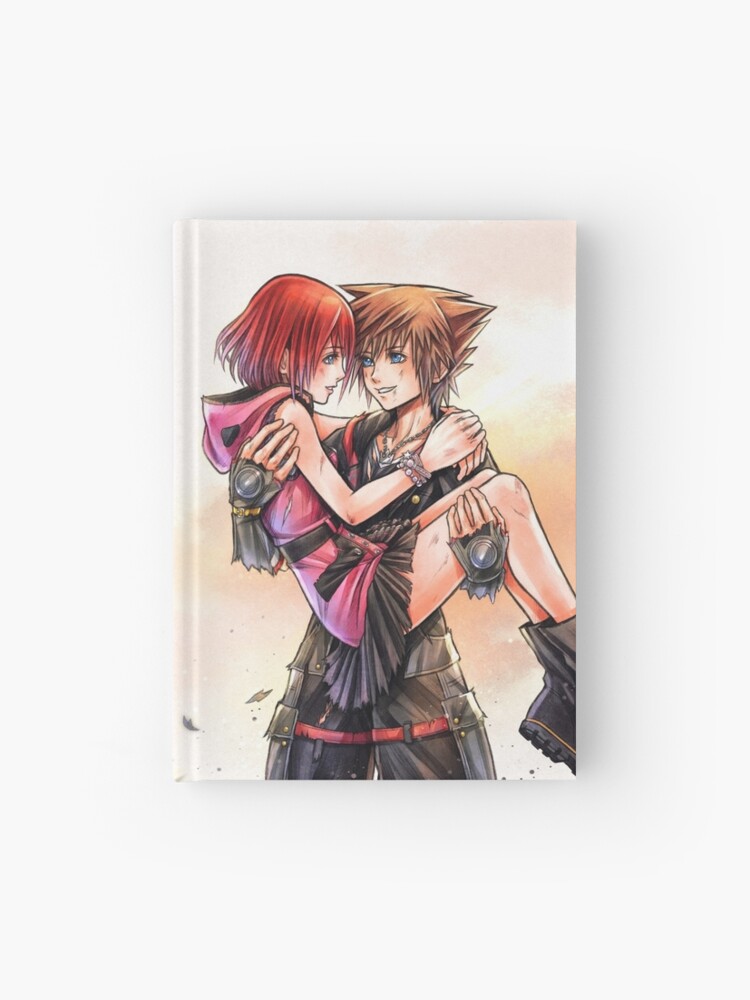 Sora and Kairi Kingdom Hearts 2 Hardcover Journal by Lali-Holley