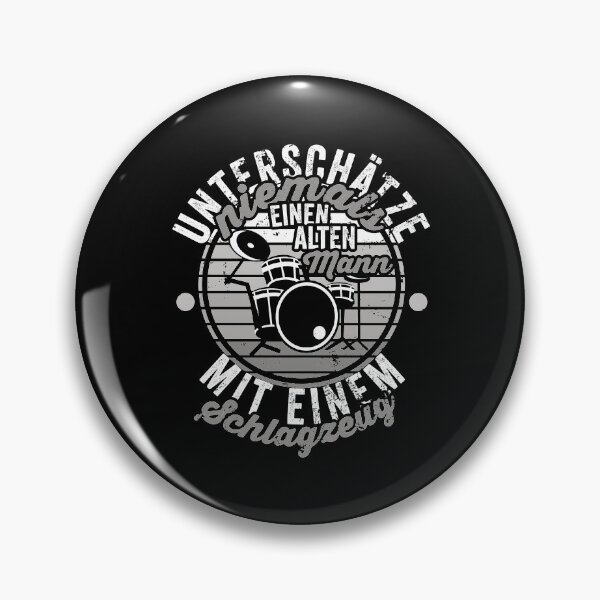Item preview, Never underestimate an old man with drums designed and sold by noahs-shop.