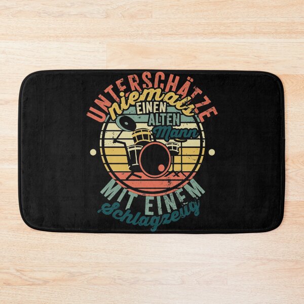 Item preview, Never underestimate an old man with drums designed and sold by noahs-shop.