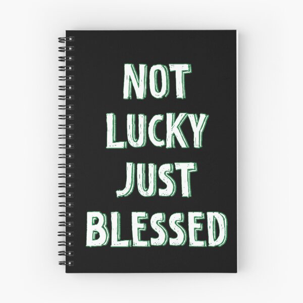 Item preview, Not lucky just blessed designed and sold by Mandala & More.