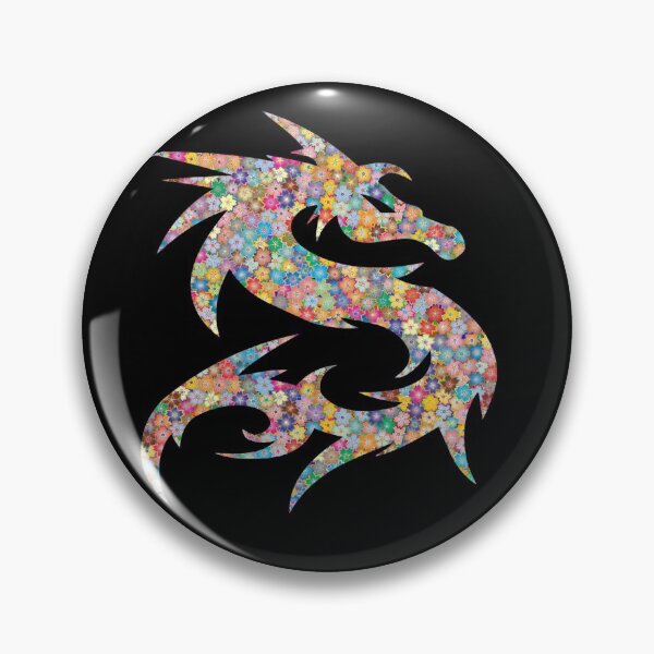 Item preview, Floral dragon art - dragon designed and sold by Photography-Art.