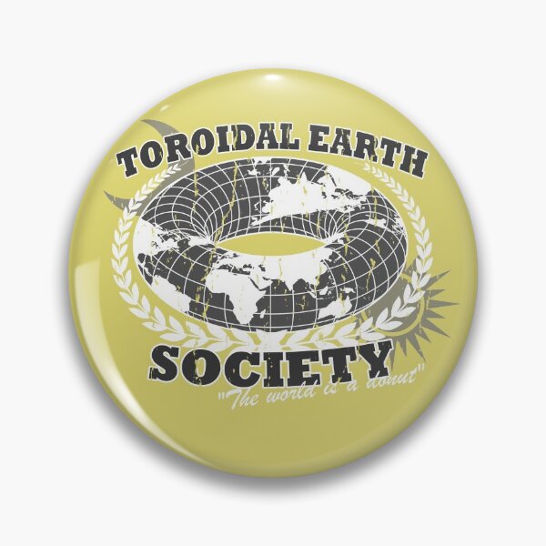Item preview, Toroidal Earth Society Distressed White and Grey designed and sold by silverman00.