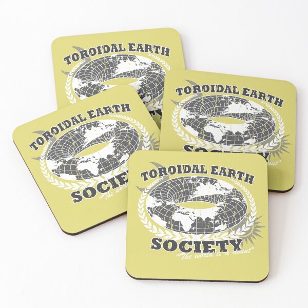 Item preview, Toroidal Earth Society Distressed White and Grey designed and sold by silverman00.