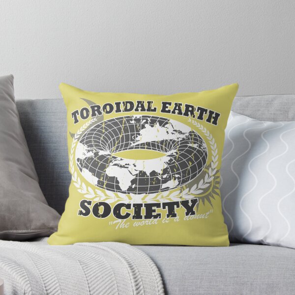 Item preview, Toroidal Earth Society Distressed White and Grey designed and sold by silverman00.