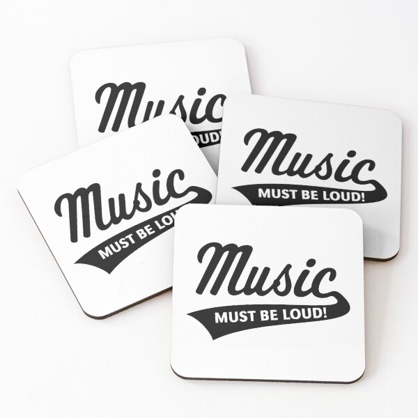 Item preview, Music Must Be Loud! (Listening Pleasure / Black) designed and sold by MrFaulbaum.
