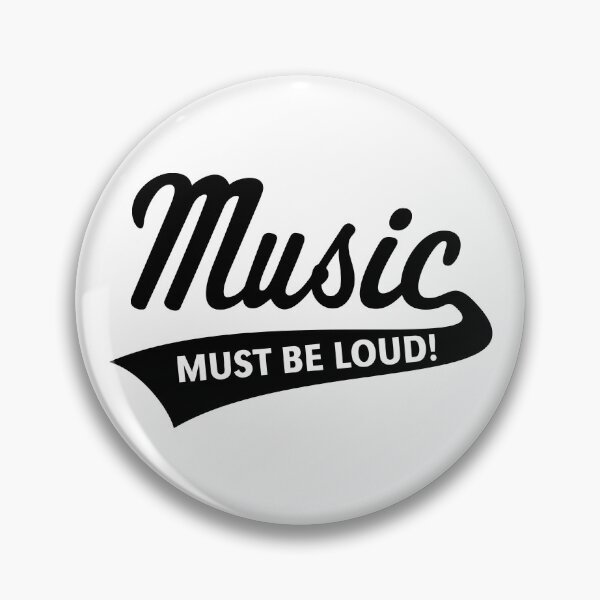 Item preview, Music Must Be Loud! (Listening Pleasure / Black) designed and sold by MrFaulbaum.