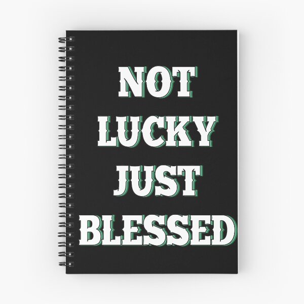 Item preview, Not lucky just blessed designed and sold by Mandala & More.