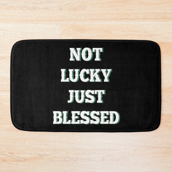Item preview, Not lucky just blessed designed and sold by Mandala & More.