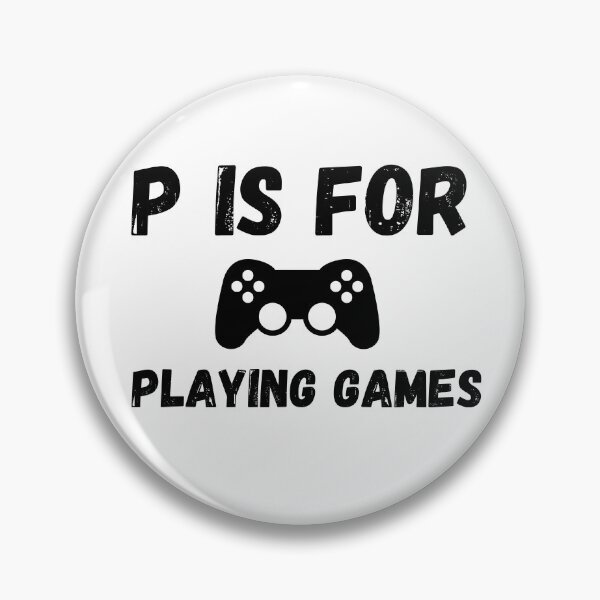 Item preview, P is for playing games designed and sold by HasnaanMohsin.