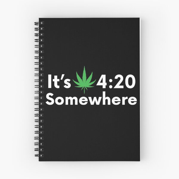 Item preview, It's 4:20 Somewhere Cannabis Weed Gift designed and sold by TTFMerch.