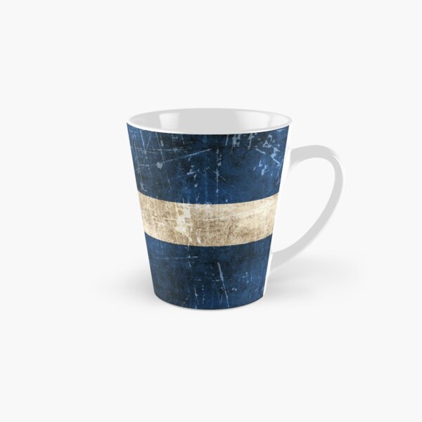 Vintage Aged and Scratched Colorado Flag Tall Mug