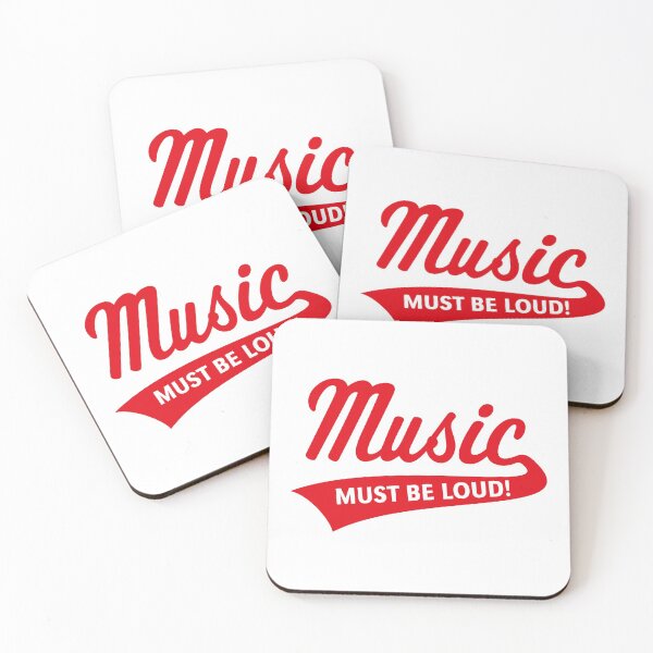 Item preview, Music Must Be Loud! (Listening Pleasure / Red) designed and sold by MrFaulbaum.