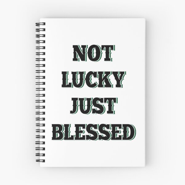 Item preview, Not lucky just blessed designed and sold by Mandala & More.