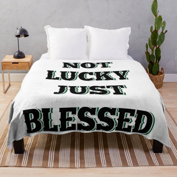 Item preview, Not lucky just blessed designed and sold by Mandala & More.