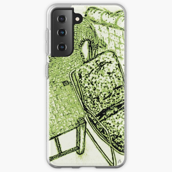 Chair Story in Bright Green Samsung Galaxy Soft Case