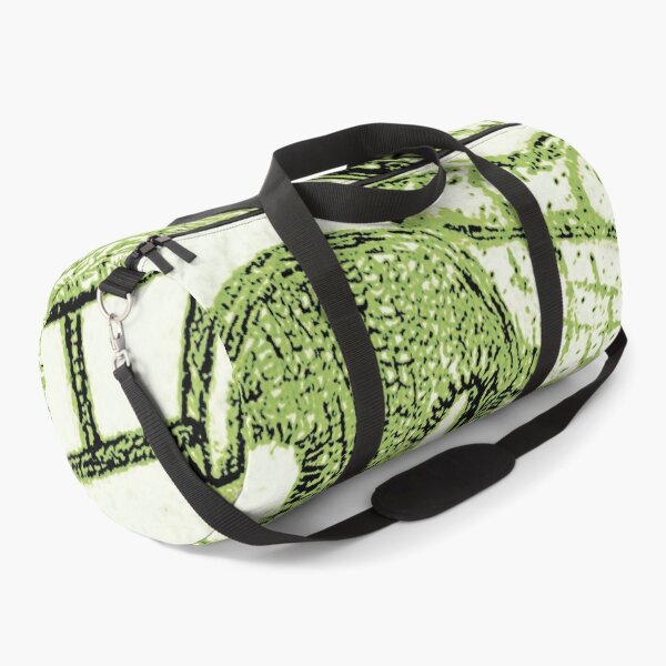 Chair Story in Bright Green Duffle Bag