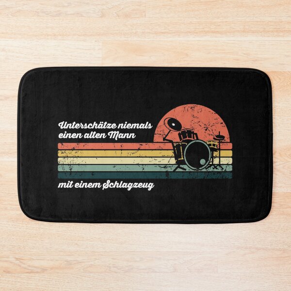 Item preview, Never underestimate an old man with drums designed and sold by noahs-shop.