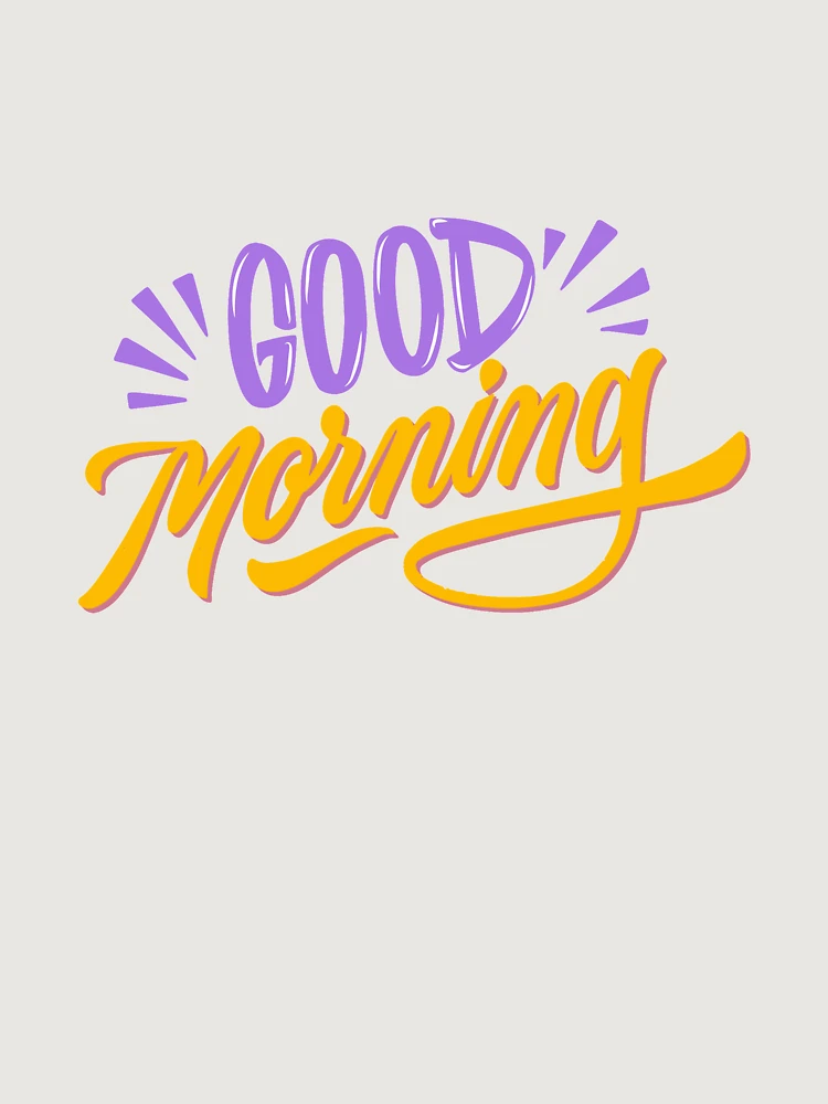 Thumbnail 6 of 6, Premium Oversized Hoodie, Good Morning ! designed and sold by ReesDesigns.