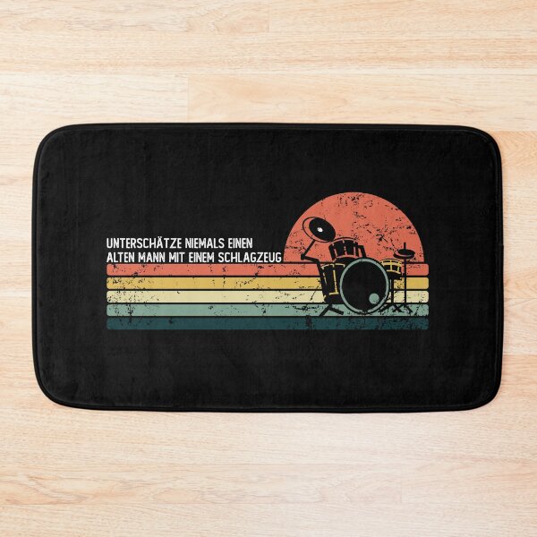 Item preview, Never underestimate an old man with drums designed and sold by noahs-shop.