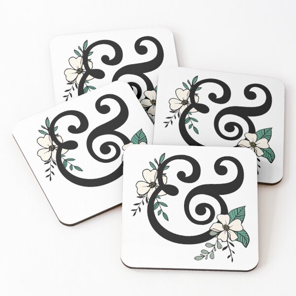 Item preview, Pretty Floral Ampersand designed and sold by ketrena.