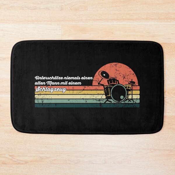 Item preview, Never underestimate an old man with drums designed and sold by noahs-shop.