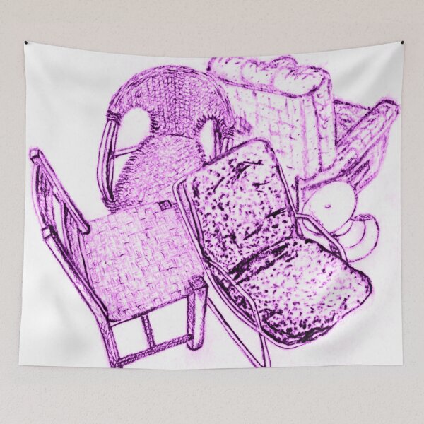 Item preview, Chair Story in Bright Pink designed and sold by Anne Huth.