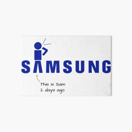 Samsung virtual assistant Sam fanart Art Board Print for Sale by Oyenpaws