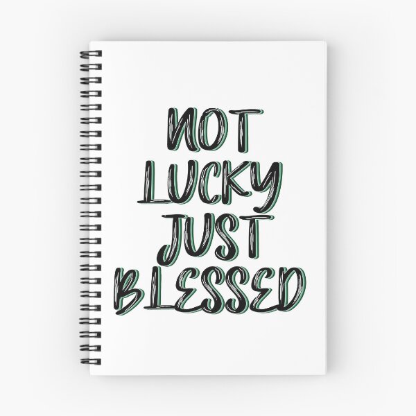 Item preview, Not lucky just blessed designed and sold by Mandala & More.