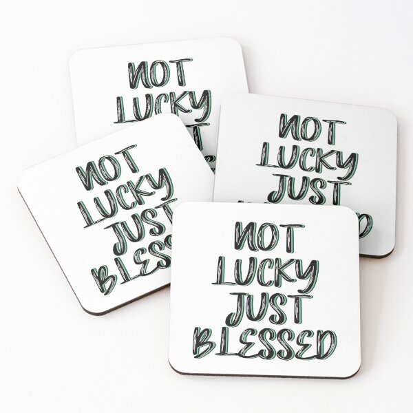 Item preview, Not lucky just blessed designed and sold by Mandala & More.