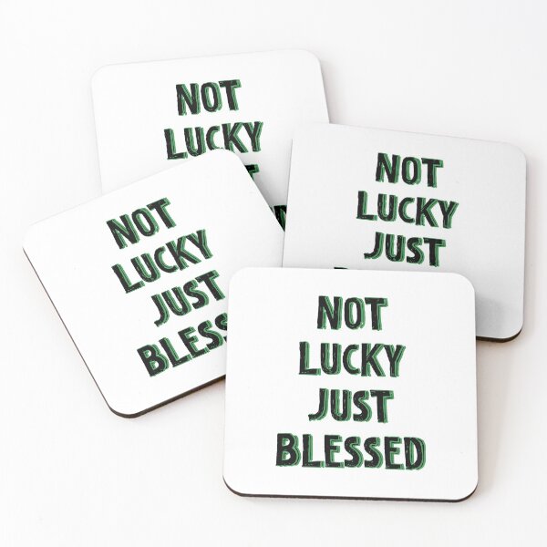 Item preview, Not lucky just blessed designed and sold by Mandala & More.