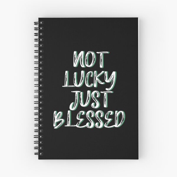 Item preview, Not lucky just blessed designed and sold by Mandala & More.