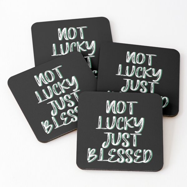 Item preview, Not lucky just blessed designed and sold by Mandala & More.