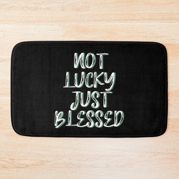 Item preview, Not lucky just blessed designed and sold by Mandala & More.
