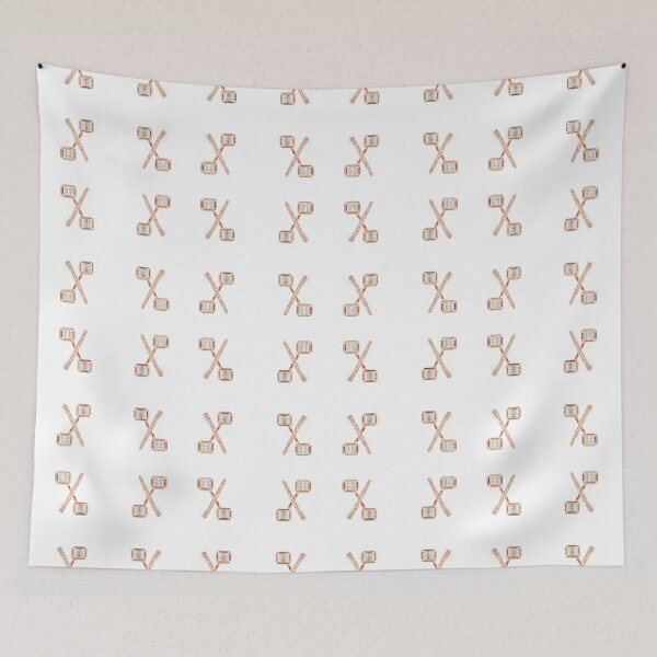 Item preview, red gold X designed and sold by ritusdesigns.