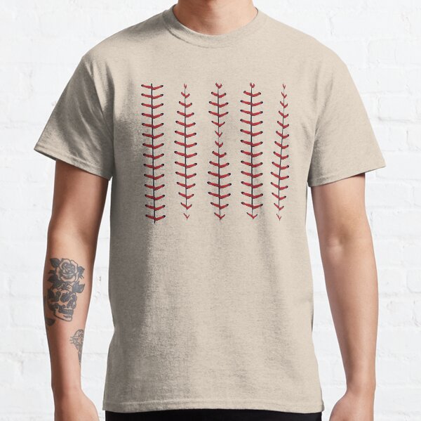 Baseball Lace Background Classic T-Shirt