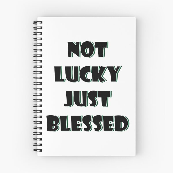 Item preview, Not lucky just blessed designed and sold by Mandala & More.
