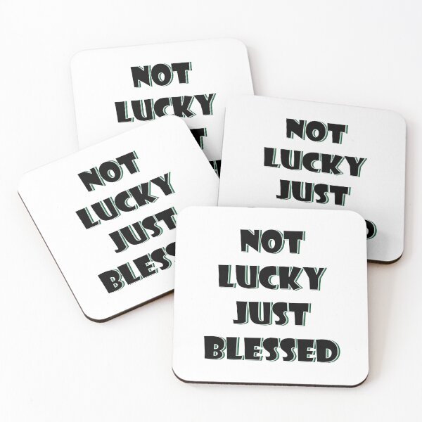 Item preview, Not lucky just blessed designed and sold by Mandala & More.