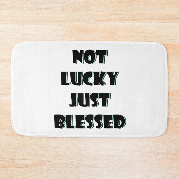 Item preview, Not lucky just blessed designed and sold by Mandala & More.