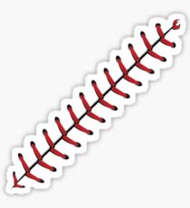 Baseball Lace Background 2 Sticker