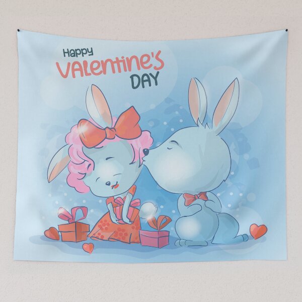 Item preview, Couple of bunnies kisses designed and sold by Midhuna.