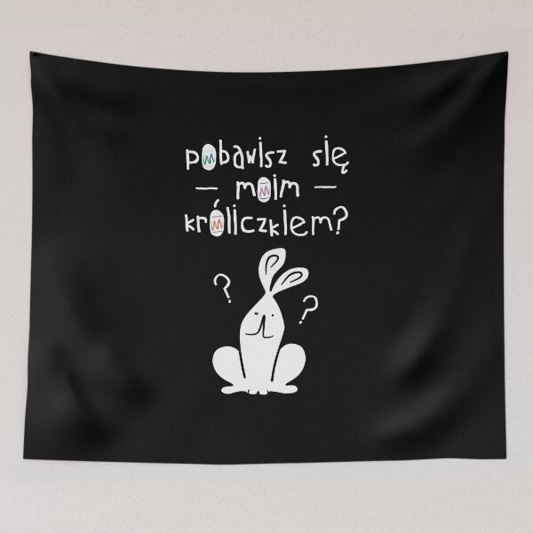 Item preview, Pobawisz się moim króliczkiem? - Wielkanocny króliczek z podtekstem - po polsku designed and sold by ToMyPolacy.