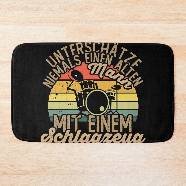 Item preview, Never underestimate an old man with drums designed and sold by noahs-shop.
