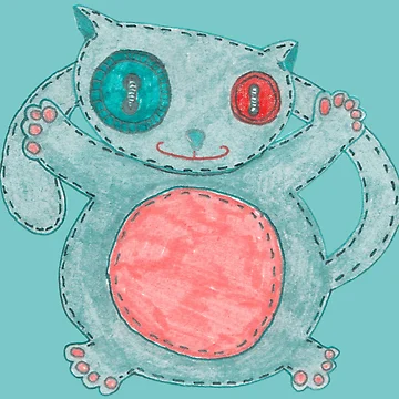 Artwork thumbnail, Button Cat by Ruta